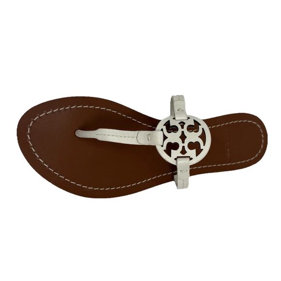 Tory Burch Minnie Miller Gabriel White 6.5 leather - Picture 3 of 7